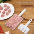 thumbnail image 2 of Creative Kitchen Triple Meatball Maker, Meat Ball Scoop with Cutting Spade Ball Maker, None-Stick Meatball Maker, 2 of 8