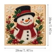 thumbnail image 4 of Christmas DIY Pearl Art Painting Kit, Rhinestone Craft Set for Holiday Wall Decor, Creative Handmade Artwork Project for Adults, Seasonal Home Display and Festive Crafting, 4 of 4
