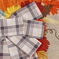 thumbnail image 3 of Pumpkin and Bow Garden Burlap Flag, 3 of 3