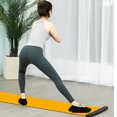thumbnail image 2 of yeacher Portable Home Fitness Slider Board for Leg and Core Workouts, Orange, Includes Shoe Covers, Compact and Space-Saving Design, 2 of 6
