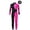 Hot Pink&Black, variant on Kids Girls Full Body Dance Unitards Bodysuit Gymnastics Leotards Figure Ice Skating Jumpsuit White&Black 8