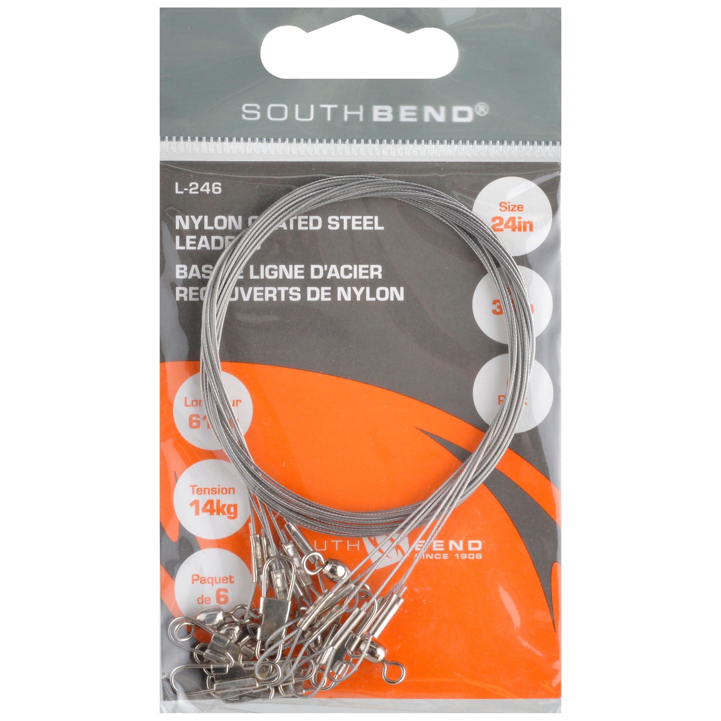 South Bend Nylon-Coated Steel Leader