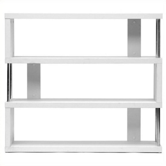Kingfisher Lane 3 Shelf Bookcase in White