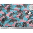 thumbnail image 3 of Soimoi Blue Cotton Duck Fabric Bunny Rabbit Animal Fabric Prints By Yard 56 Inch Wide, 3 of 3