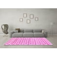 thumbnail image 3 of Ahgly Company Indoor Rectangle Abstract Pink Contemporary Area Rugs, 5' x 8', 3 of 4