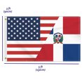 thumbnail image 5 of 3×5 FT Dominican USA Flag, Large 150D America Dominican Outdoor Banner,Double Side Printing Decor For Patio Garden With Brass Gromment, 5 of 5