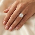 thumbnail image 3 of Pompeii Certified 5Ct Cushion Solitaire Diamond Engagement Ring Lab Grown (F/G,VS1-VS2), 3 of 4