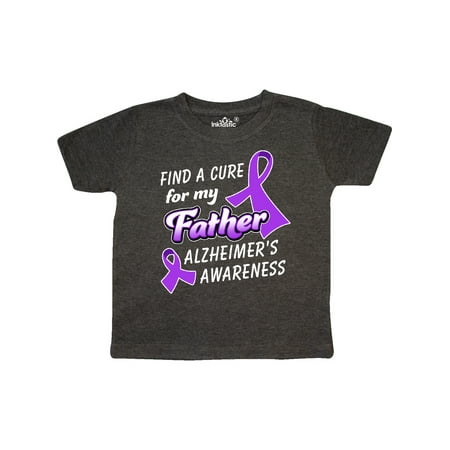 

Inktastic Alzheimer s Awareness Find a Cure for my Father Gift Toddler Boy or Toddler Girl T-Shirt