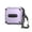 Purple, variant on Dteck for Samsung Galaxy Buds3 FE (2025) / Buds3 Pro (2024) / Buds 3 Case (2024) Case with Secure Lock Clip,Full Body Shockproof Protection Hard Shell with Carabiner for Women Men,Black