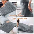 thumbnail image 3 of (12 x 24 inches)(Dark Gray) Heating Pad with Auto Shut Off, Fast Heating Technology, Machine Washable,Soft Flannel Safe Electric Heat Pad for Body Relaxation, 3 of 5