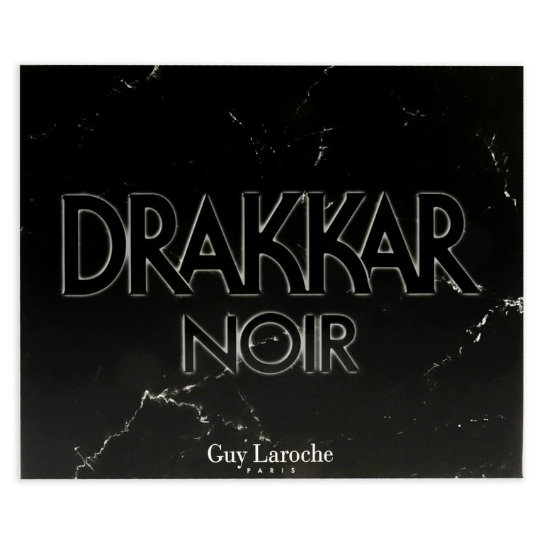 Guy Laroche Drakkar Noir Cologne - 3 Pc Gift Set with 3.4oz