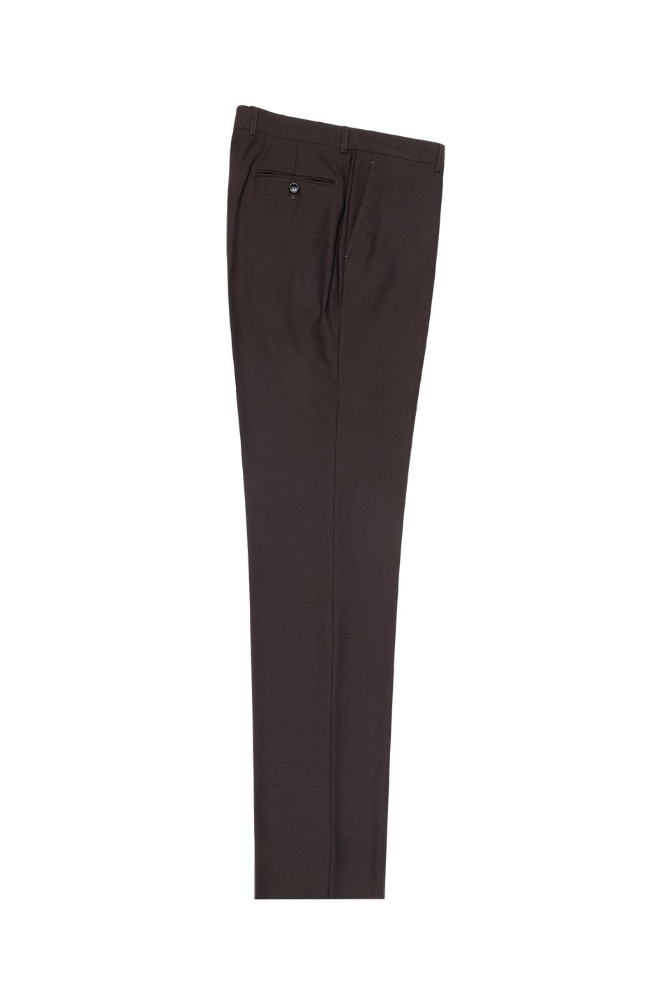 Flat Front Pure Wool Dress Pants 2560 TIG1002 Modern Fit Tiglio Luxe Navy 