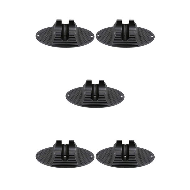 Naiovety Soporte de plástico para patinete, soporte de estacionamiento para patinetes de repuesto de 24-26mm, accesorios para estante de Tipo antiguo negro 5Conjunto