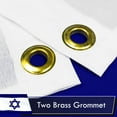 thumbnail image 4 of G128 2 Pack: Israel Flags 3x5 Ft | LiteWeave 100D Polyester | Vibrant Colors, Brass Grommets Outdoor, 4 of 5