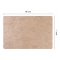 thumbnail image 4 of Unique Bargains Set of 6 Faux Leather Placemats for Kitchen Dining Table Decor Apricot, 4 of 7