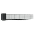 thumbnail image 3 of vidaXL Aviary with Extension Silver 1244x203x216 cm Steel, 3 of 5