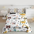 thumbnail image 2 of Castle Fairy Bear Dinosaur Bedding Comforter Set 2pcs for Child Boys Girls,Cartoon Plane Truck Twin Comforter Sets Microfiber,Kawaii Animal Breathable Bedding Set,Super Cozy Room Decor,Reversible, 2 of 8