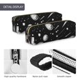 thumbnail image 4 of Disketp Cosmic Landscape Celestial Art Estuche de Lápices de Cuero con Cierre, Estuche Compacto para Papelería, Bolígrafos y Accesorios Pequeños, 4 of 7
