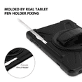 thumbnail image 3 of For Galaxy Tab S6 Magnetic Pen Sleeve Anti-Drop Stand Tablet Case Full Body Rugged Stand For Galaxy Tab S6 10.5" Model SM-T860/T865 Version (Purple), 3 of 4
