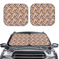 thumbnail image 2 of Zufioo Halloween Pumpkin Print Folding Car Windshield Sun Visor, Anti-ultraviolet Sun Visor, Suitable for Trucks, Vans Car Accessories-Medium, 2 of 6