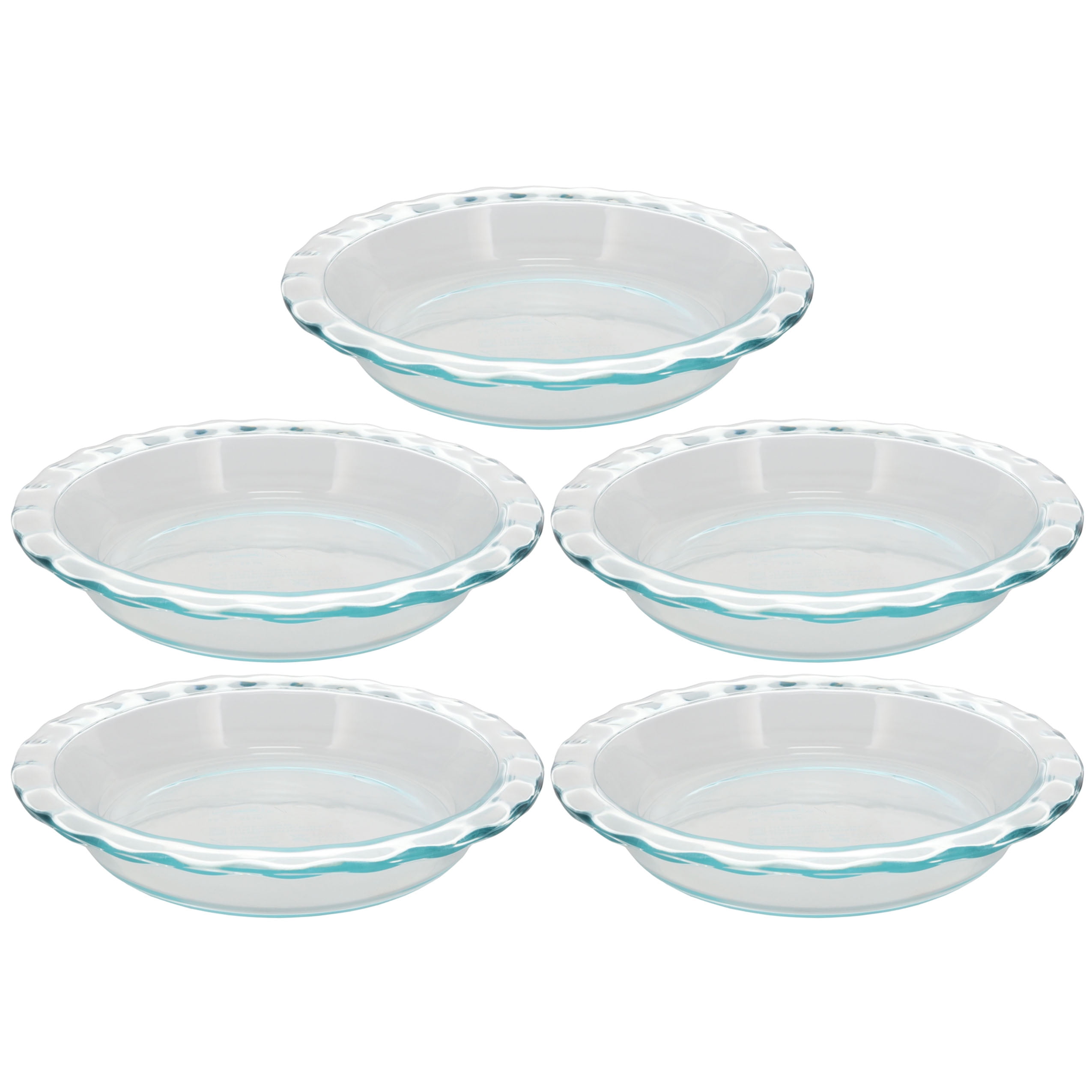 Glass Pie Plates 3 Pack Pyrex 9.5 inchex x 1.5 inches 