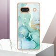 thumbnail image 4 of Compatible avec Google Pixel 7A Étui Souple Motif Marbre Couverture de Protection Améliorée pour Appareil Photo et Écran, 4 of 5