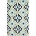thumbnail image 2 of SAFAVIEH Four Seasons Cuthbert Geometric Area Rug, Navy/Light Blue, 3'6" x 5'6", 2 of 6