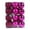 🔥 A_New, variant on 24-Piece Christmas Tree Decoration Set, Glossy Matte Pink Powder Balls, Plastic Colored Ornaments, Small Pendants 4cm, Bright Festive Holiday Accessories, Easy Hanging, Vibrant Seasonal Home Display
