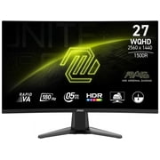MSI 27" 180 Hz Rapid VA QHD Gaming Monitor FreeSync (AMD Adaptive Sync) 80% Adobe RGB / 80% DCI-P3 / 105% sRGB MAG 27CQ6F