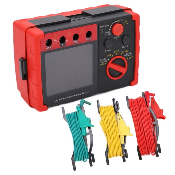 Earth Resistance Meter GT5105A 2000 Ohm Digital Earth Resistance Tester