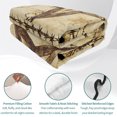 thumbnail image 4 of King Quilt Set 96''x106'', Brown Texas Star Country Lightweight Summer Bedspread Coverlet Set with 2 Pillow Shams, Western Stars Retro Breathable All Season Quilt Bedding for Bedroom/Guest Room, 4 of 9