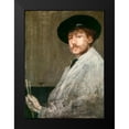 thumbnail image 2 of Whistler, James McNeill 11x14 Black Modern Framed Museum Art Print Titled - Self Portrait, 2 of 5
