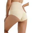 thumbnail image 3 of INSPIRE CHIC Women's Flatten Tummy High Waist Control Panties with Hooks Closure Butt Lifter Small Beige, 3 of 5