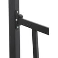 thumbnail image 5 of Outdoor Handrails 3-Step Stair Handrail with Safety Fences and Hook, Black 40x37in Stair Railing Durable Carbon Steel Railings for Homes, Gardens, Decks and Porches (Black, 40 x 37in), 5 of 9