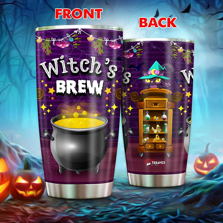 Witch Please Insulated Wine Tumbler, Wine Glass, Dishwasher Safe Insulated  Travel Cup, Halloween Tumbler