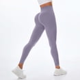 thumbnail image 4 of Celsior Cellulite Leggings Butt Lift Booty Workout Tights Resistance Band Anti Cellulite Leggings No Curling Lift Pants Booty Butt Lifting Leggings Scrunch Butt Lifting Leggings Light Violet L, 4 of 5