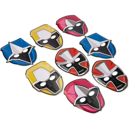 Power Rangers Ninja Steel Party Masks, 8ct
