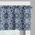 thumbnail image 5 of Ambesonne Moroccan Valance & Curtain, Persian Gypsy Design, 55"x36", Royal Blue, 5 of 6