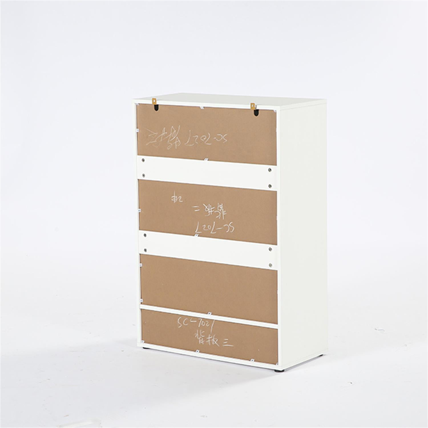 Demi Bonn Wood Shoe Cabinet, 7-Tier Shoe Organizer Storage Cabinet with Shelves, Entryway Shoe Racks, White