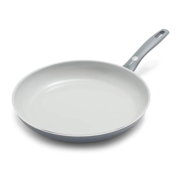GreenPan Dover Toxin-Free Ceramic Nonstick 12" Frypan, Charcoal Gray