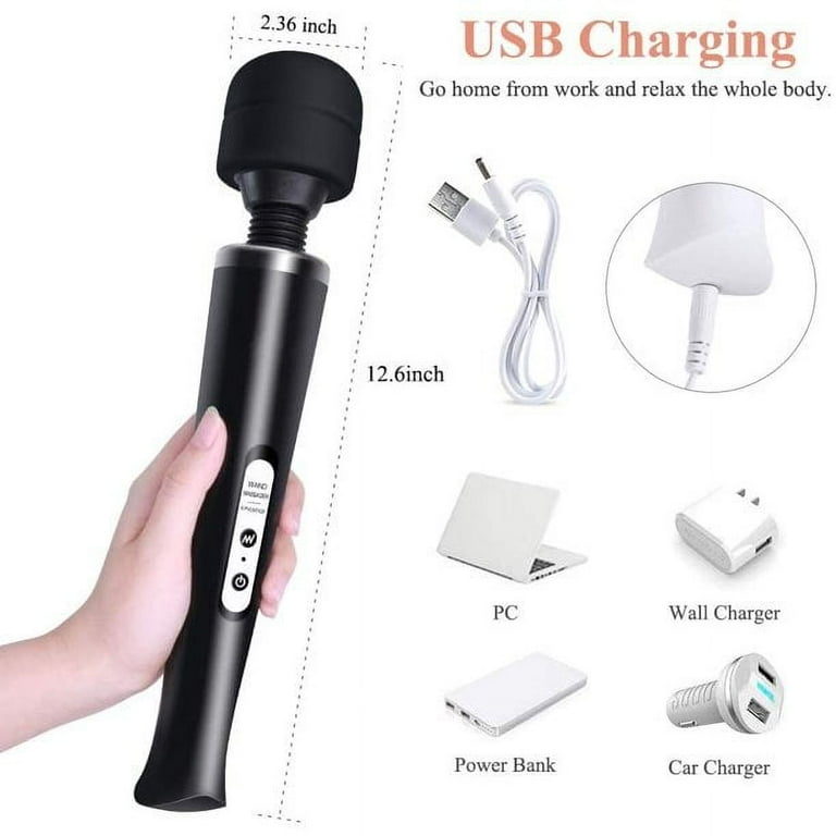 Handheld charging Massager Wand Vibrating Massage Full Body