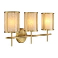 thumbnail image 4 of Warm Brass Three Light Bathroom Vanity from the Camden Collection, 4 of 6