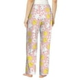 thumbnail image 3 of Xecao Rabbit And Chick Women's Straight Lounge Pajama Pants: The Epitome of Relaxed Sleepwear, 3 of 9
