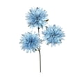 thumbnail image 5 of Realistic Blue Artificial Sea Anemone Flowers, Fake Silk Plastic Flower Bush for Home, Wedding and Party Floral Arrangements, Vibrant Blue Faux Flowers that Add Color to Decor, 24in, Blue, 5 of 6