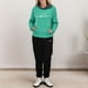 thumbnail image 4 of Gibobby Conjunto de Pantalones para Mujer Conjunto de ropa deportiva informal para mujer, chándal con capucha y estampado de frecuencia de del corazón, ropa d(Verde,XL), 4 of 5