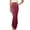 #356-Wine, variant on Women's Versatile High Waist Solid Bodycon Maxi Skirt with Tiered Ruffle Hem and Built-in Shorts for Multi-Occasion Wear Made of Breathable Blend