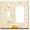 Boho-01, variant on Marble Double Duplex Light Switch Cover Outlet Covers Wall Plate Electrical Receptacle Switchplate Decorate Plug Cover For Living Room Bathroom Bedroom Kitchen 4.6x4.6 Inches