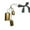 B, variant on Christmas Cow Bells with Bows,Metal Bells with Hanging Rope Rustic Gold Ornament for Christmas Tree Wall Door Wreath Outdoor Garden Wedding Lucky Decoration
