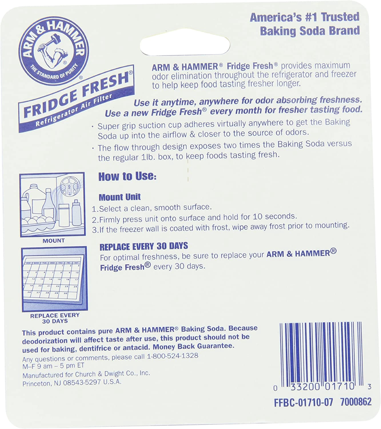 Fridge Fresh Refrigerator Air Filter (Pack of 4)