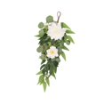 thumbnail image 4 of Guirnalda floral artificial en forma lágrima, corona flores en forma lágrima, adorno para chimenea, fiesta, oficina, regalos inauguración, 4 of 8